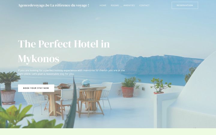 Screenshot of agencedevoyage.be