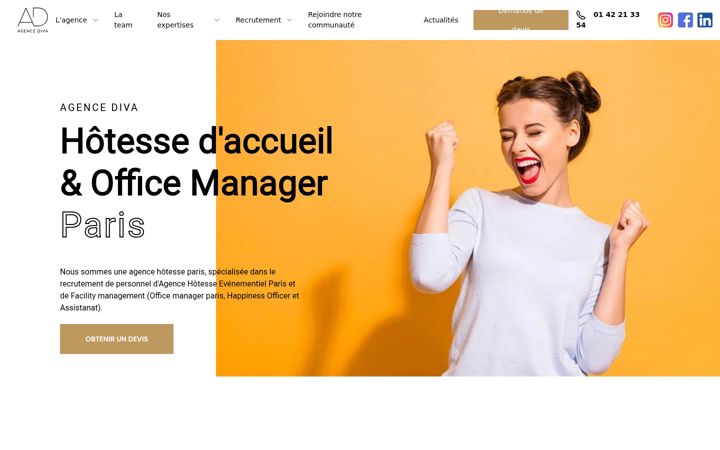 Screenshot of agencediva.fr