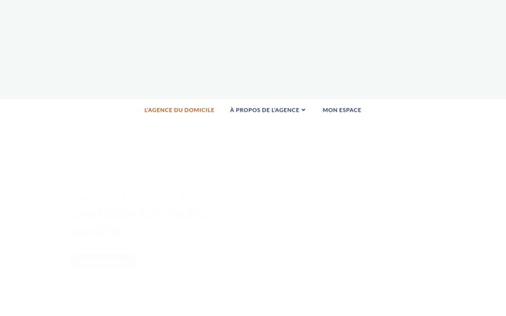 Screenshot of agencedudomicile.fr