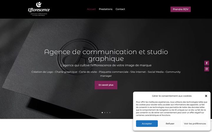 Screenshot of agenceefflorescence-langon.fr