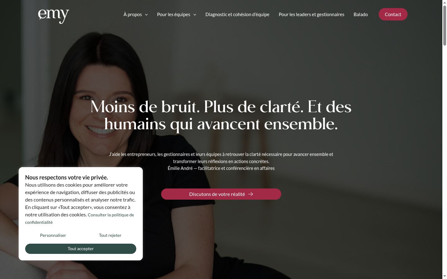 Screenshot van de toestemmingsbanner zoals getoond vóór enige interactie