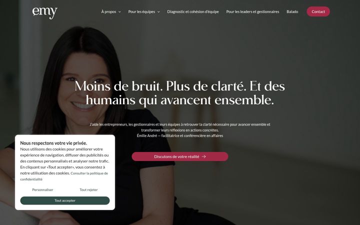 Snimka zaslona za agenceemy.com