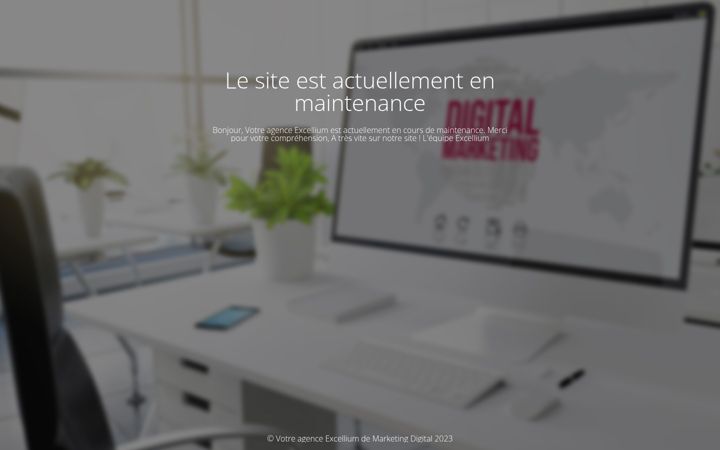 Screenshot of agenceexcellium.com