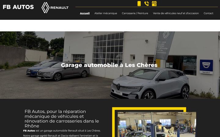 Screenshot of agencefbautos.fr