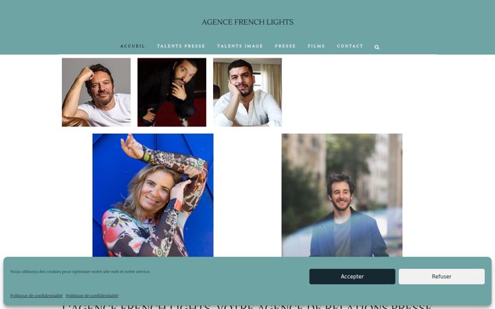 Snimka zaslona za agencefrenchlights.com