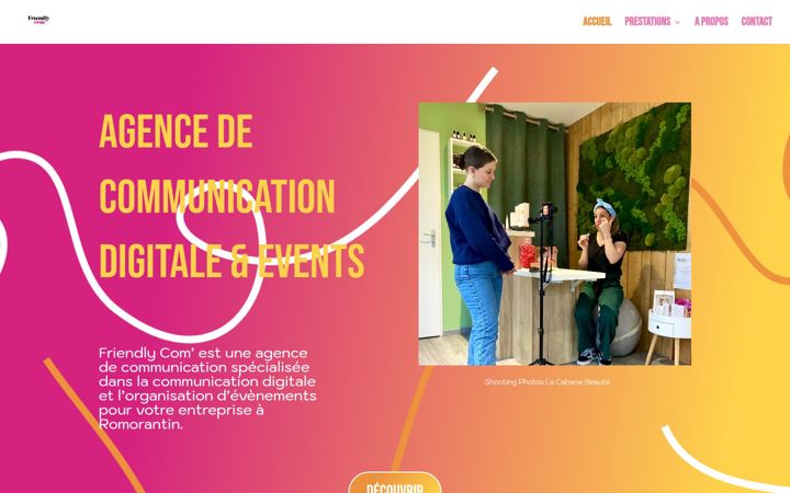 Snímek obrazovky agencefriendlycom.fr