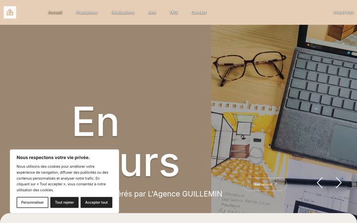 Screenshot of agenceguillemin.com