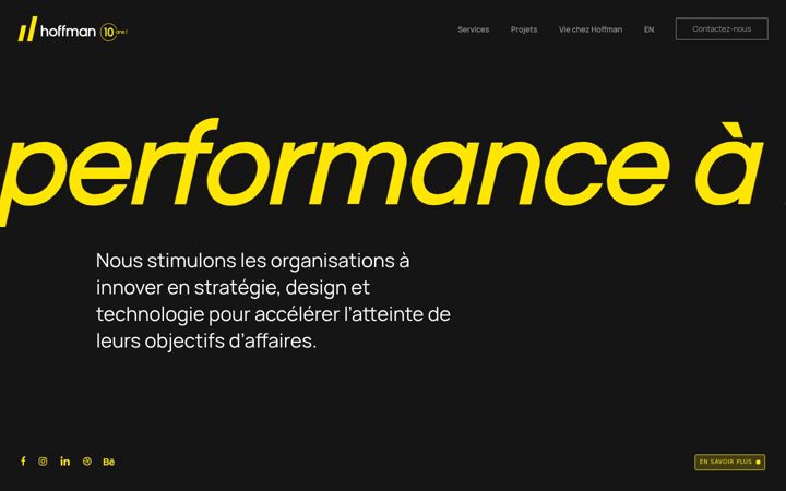 Screenshot of agencehoffman.biz