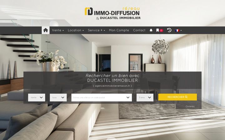 Captură de ecran a agenceimmobilieremacon.fr