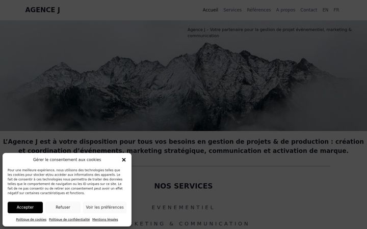 Captură de ecran a agencej.com