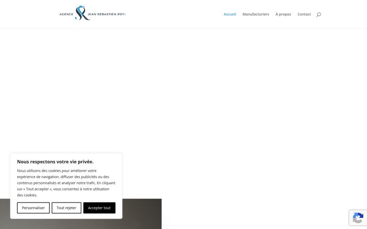 Screenshot of agencejsroy.com