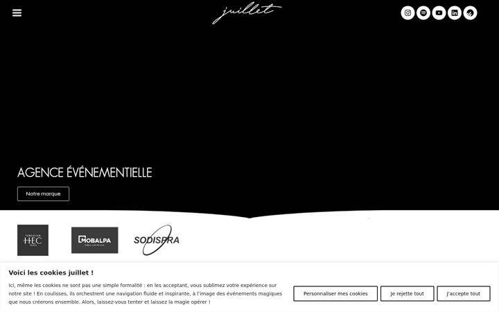 Screenshot ta' agencejuillet.com