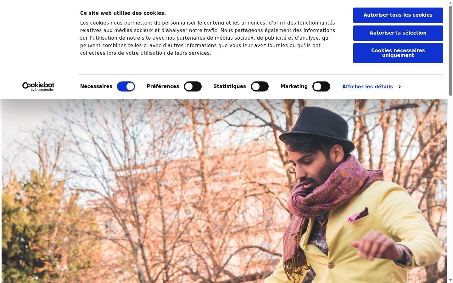 Sutikimo reklamjuostės, rodytos prieš bet kokią sąveiką, ekrano kopija
