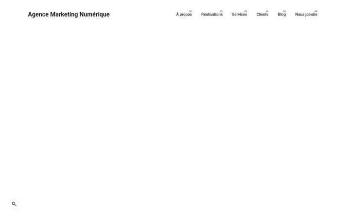 Snímek obrazovky agencemarketingnumerique.com