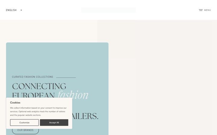 Screenshot of agencemelaniemclean.com