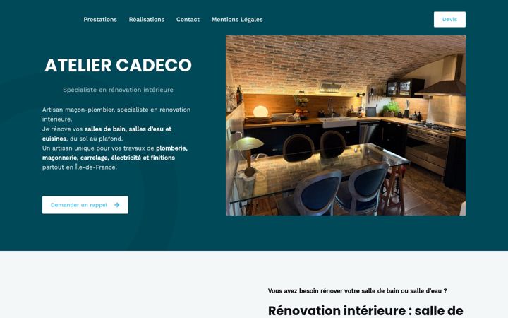Screenshot of agencementrenovation.fr