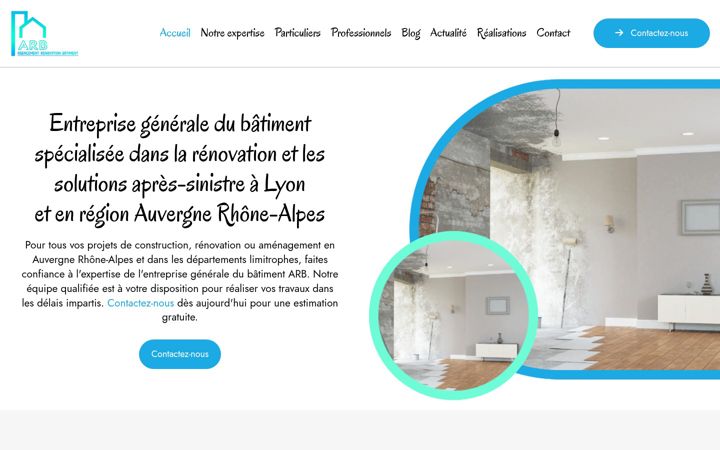 Screenshot of agencementrenovationbatiment.com
