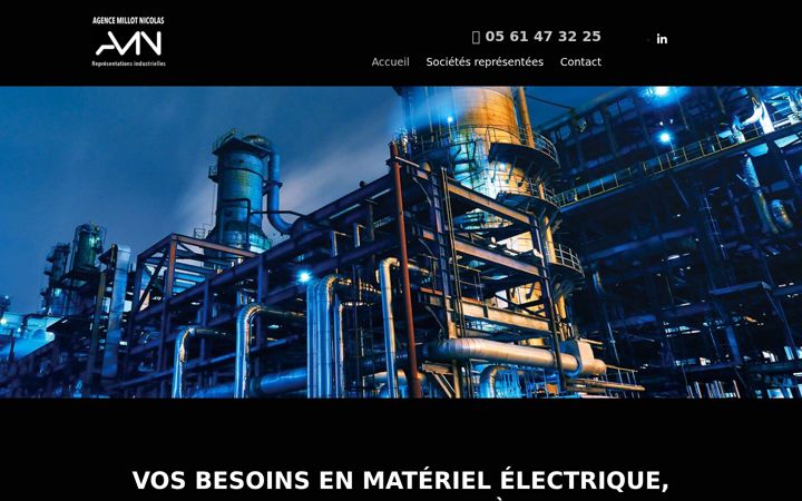 Screenshot of agencemillotnicolas.fr