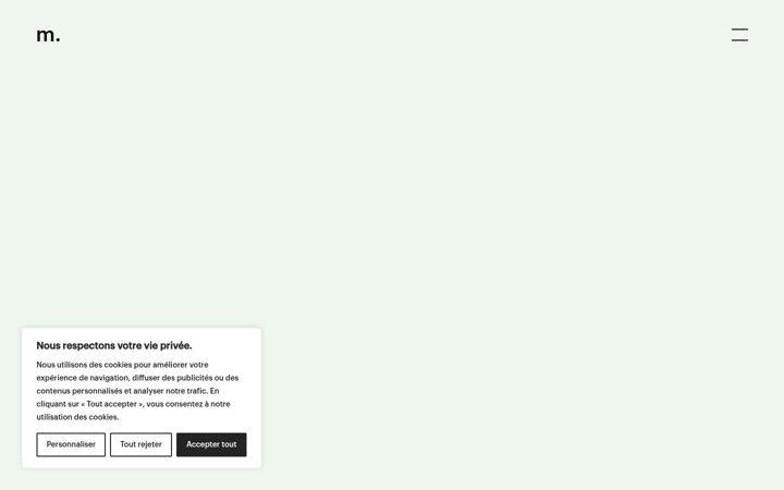Snímek obrazovky agenceminimal.com
