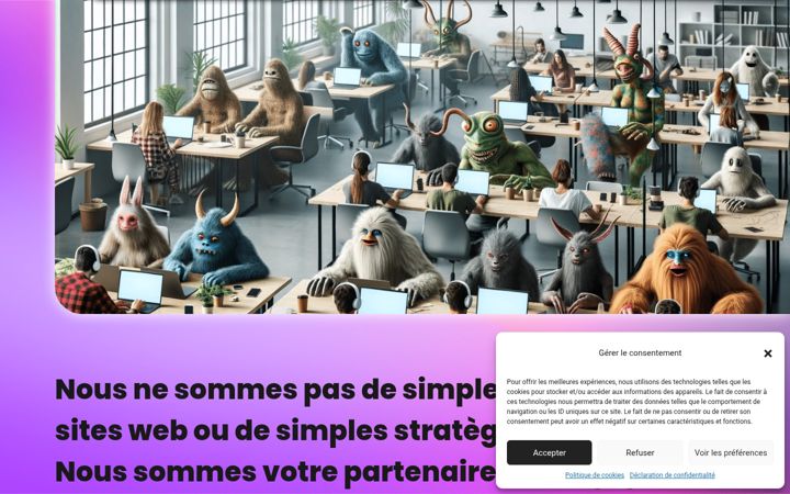 Screenshot di agencemonstre.ca