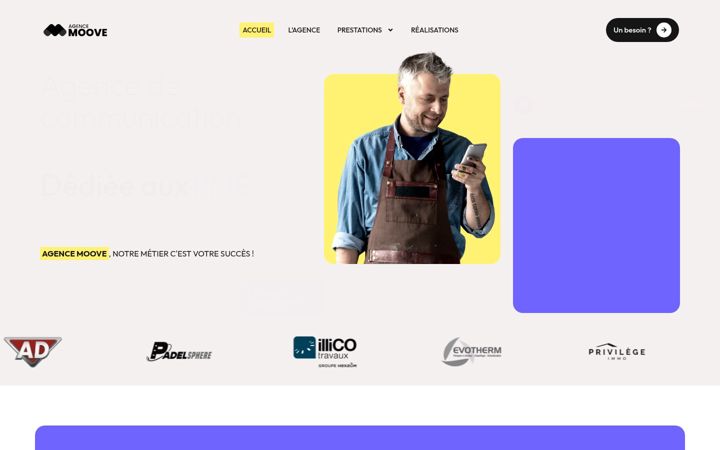 Screenshot of agencemoove.com
