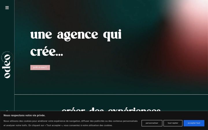 Екранна снимка на agenceodeo.com