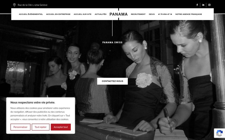Captura de pantalla de agencepanama.ch