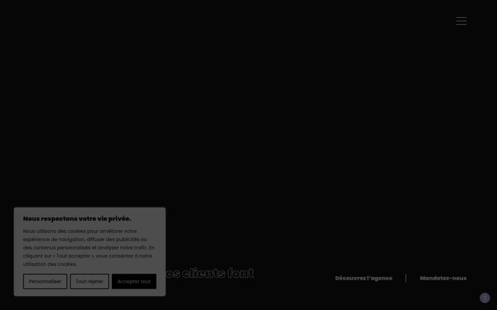 Skærmbillede af agencepixel.ca