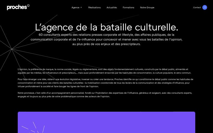 Screenshot of agenceproches.com