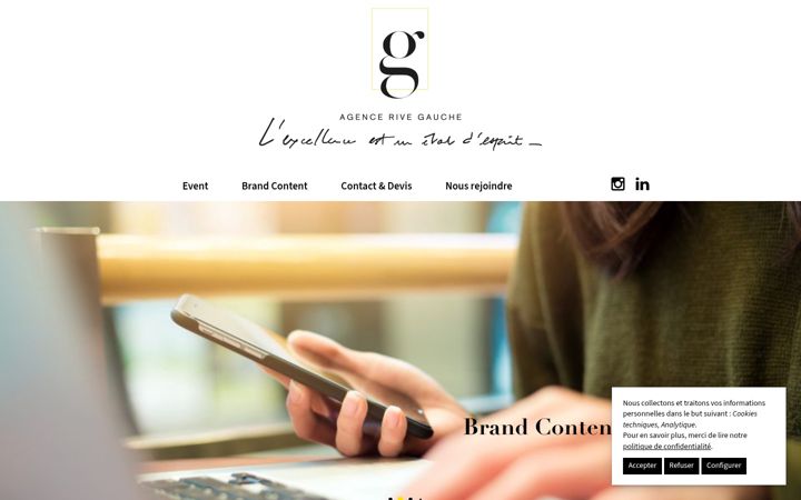 Skærmbillede af agencerivegauche.com