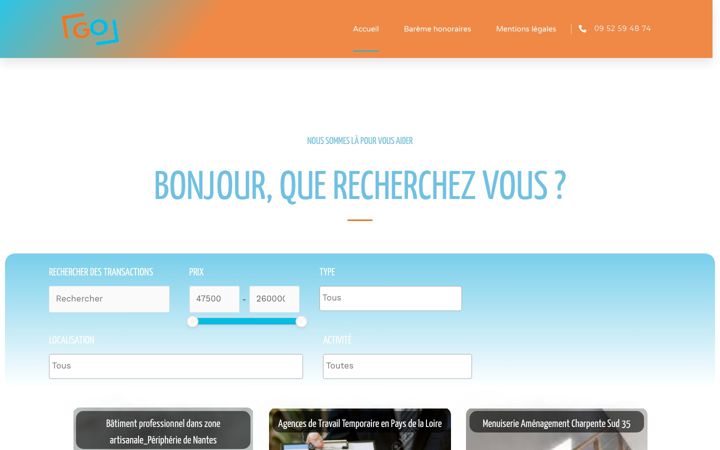 Screenshot of agences-go.fr
