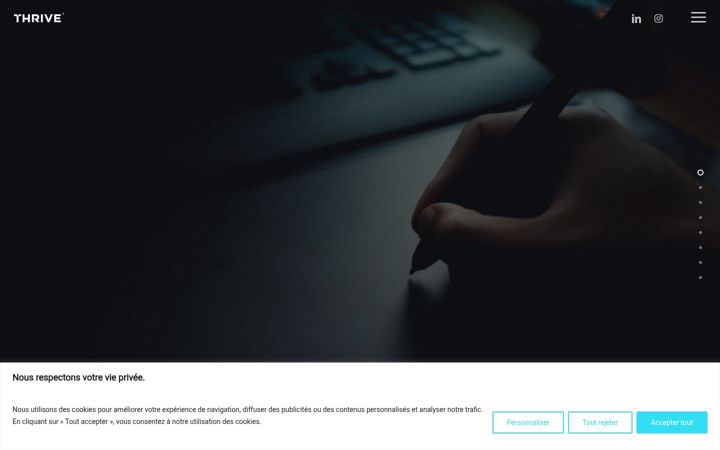 Screenshot of agencethrive.fr