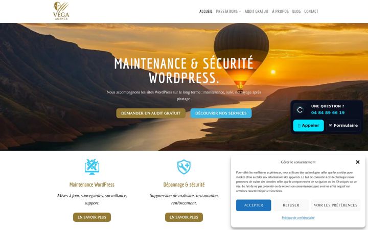 Képernyőkép: agencevega.fr