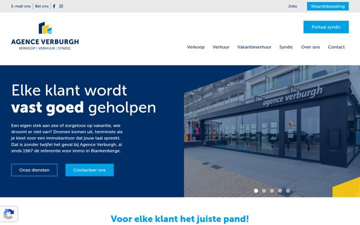 Screenshot of agenceverburgh.be