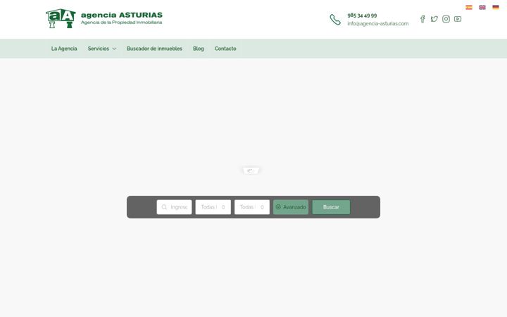 Screenshot of agencia-asturias.com