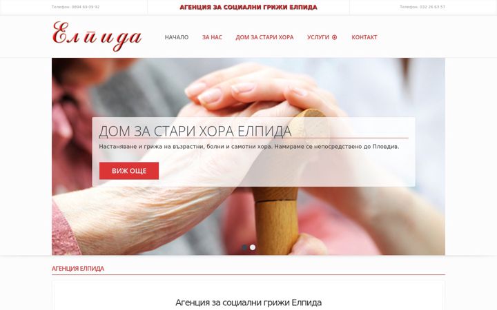 Screenshot of agencia-elpida.com