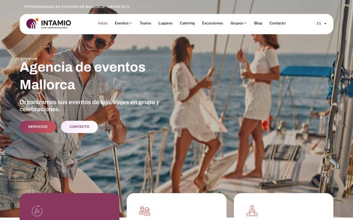 Snímek obrazovky agencia-eventos-mallorca.es