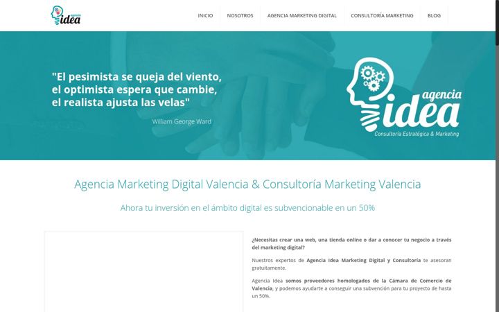 Screenshot of agencia-idea.com