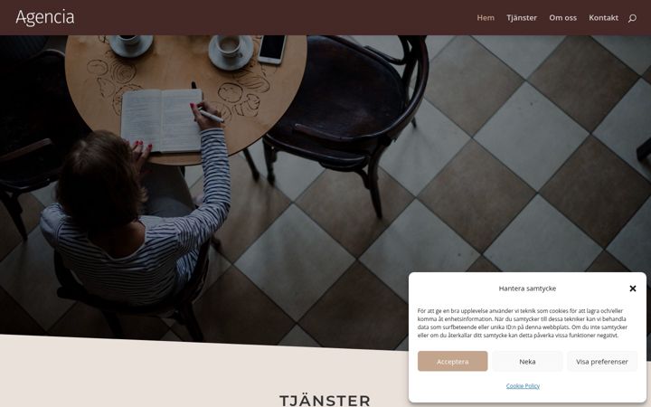 Screenshot of agencia.expert