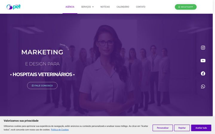 Screenshot of agencia.pet