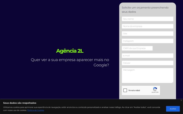 Zrzut ekranu agencia2eles.com.br