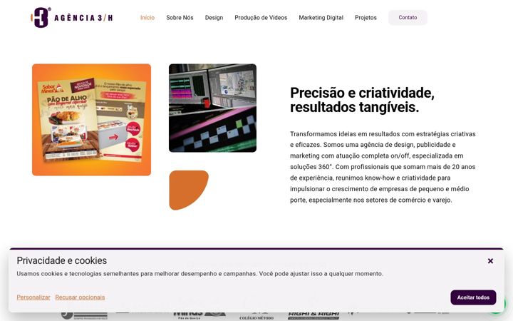 Zrzut ekranu agencia3h.com.br