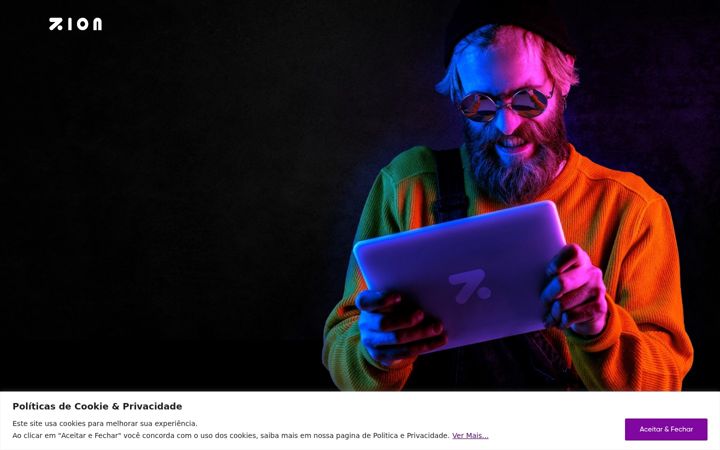 Screenshot of agencia7zion.com.br