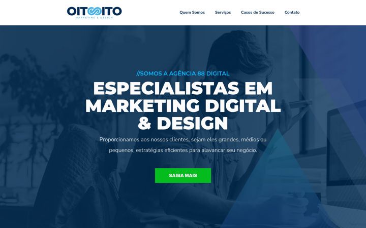 Skærmbillede af agencia88digital.com.br