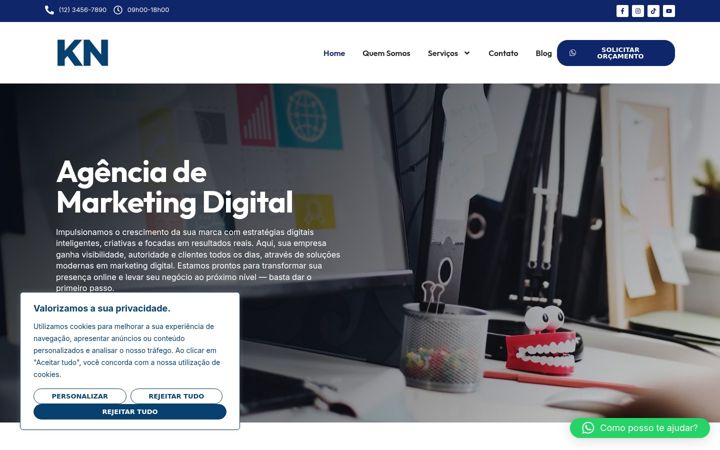Screenshot of agenciaamanda.com