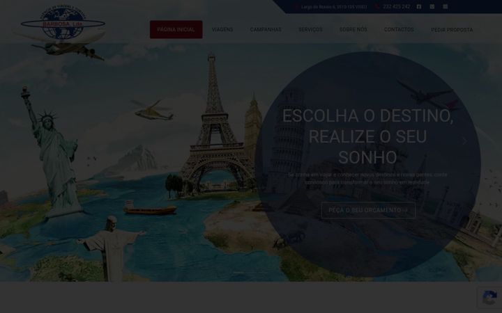 Ekraanipilt saidist agenciabarbosa.com