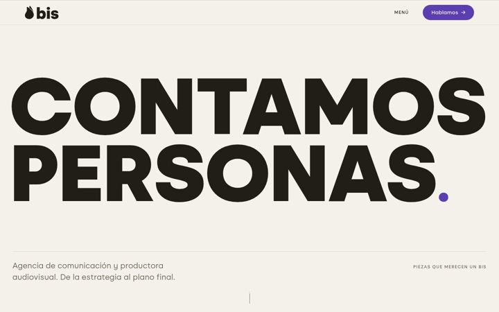 Screenshot of agenciabis.es