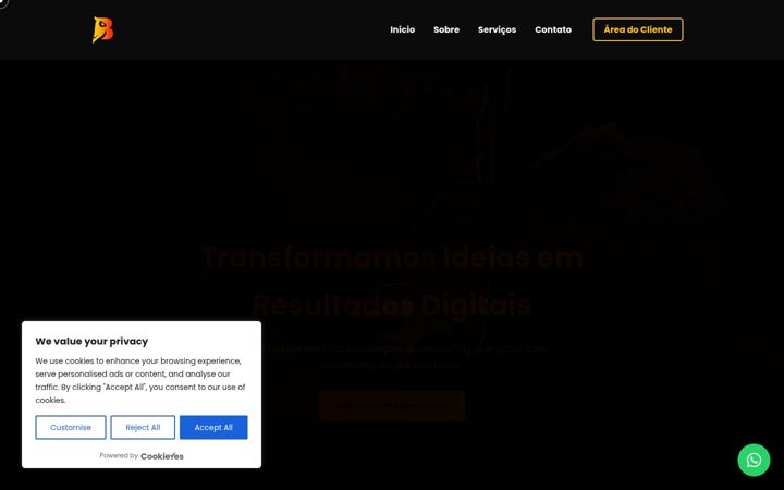 Posnetek zaslona agenciabusiness.com