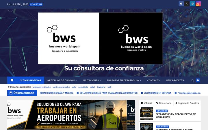 Screenshot of agenciabws.com