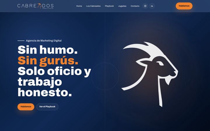 Screenshot of agenciacabreados.cl